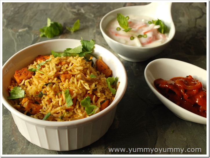 Baked fish fried rice