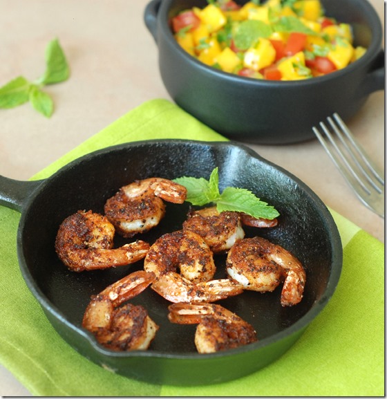 Spicy seared shrimp2
