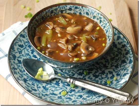 Chilly mushroom (gravy)