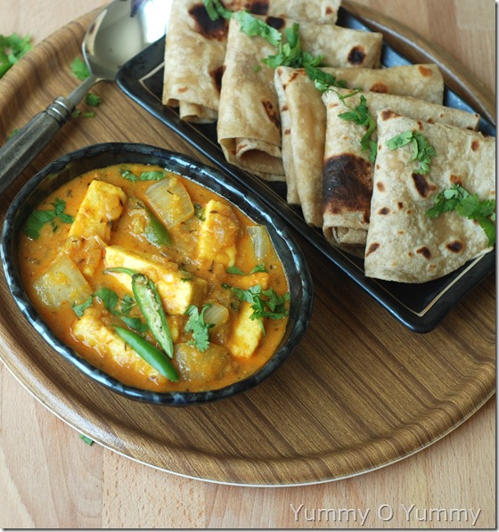 Paneer do pyaaza