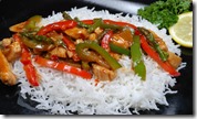 Chicken and vegetable stir-fry