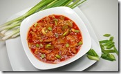 Chilli chicken with gravy