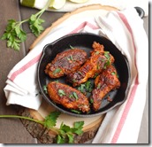 Baked masala wings