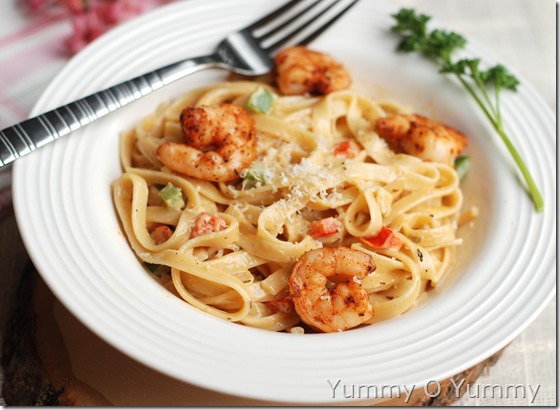 Cajun shrimp pasta
