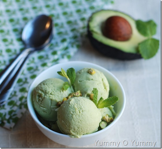 Avocado ice cream