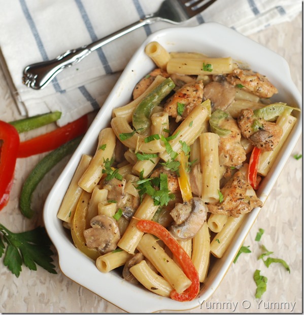 Cajun chicken pasta