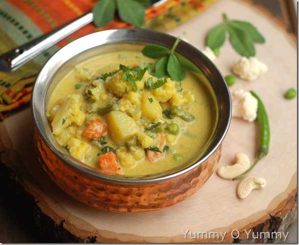 Vegetable methi curry