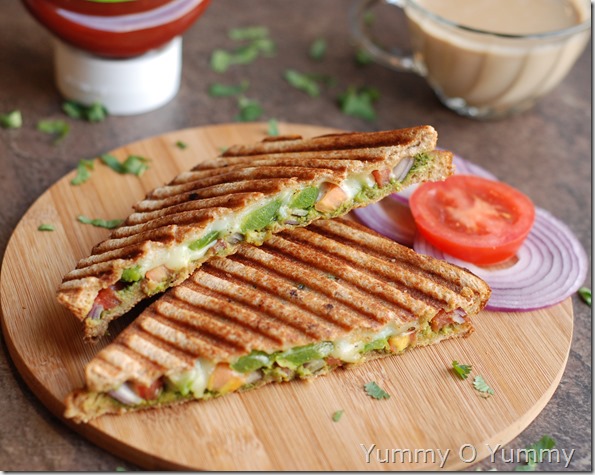 Chutney cheese sandwich