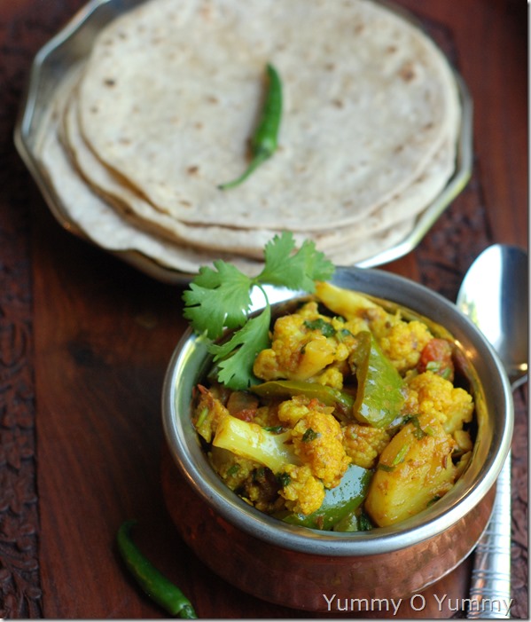 Aloo gobi capsicum1