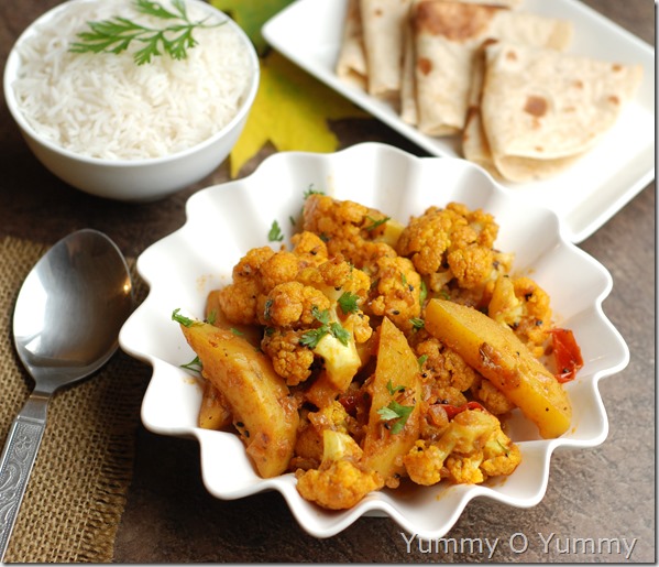 Achaari aloo gobi