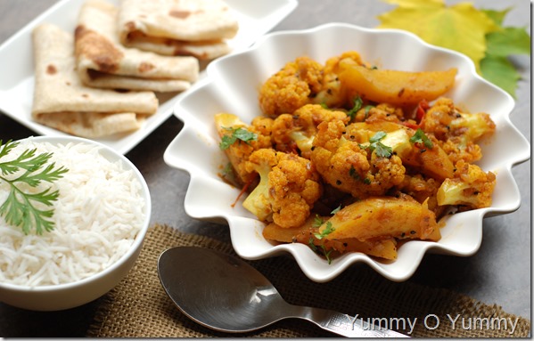Achaari Aloo Gobi