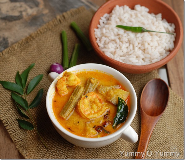 Chemmeen muringakka curry