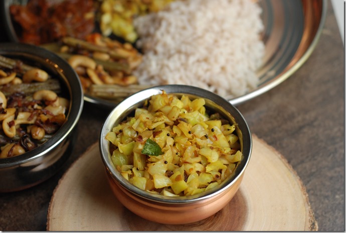 Cabbage mezhukkupuratti
