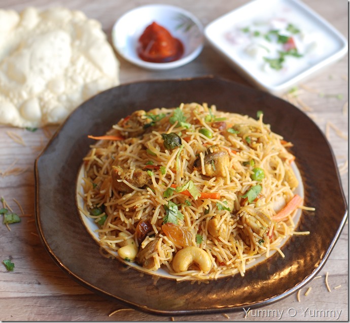 Chicken vermicelli biriyani