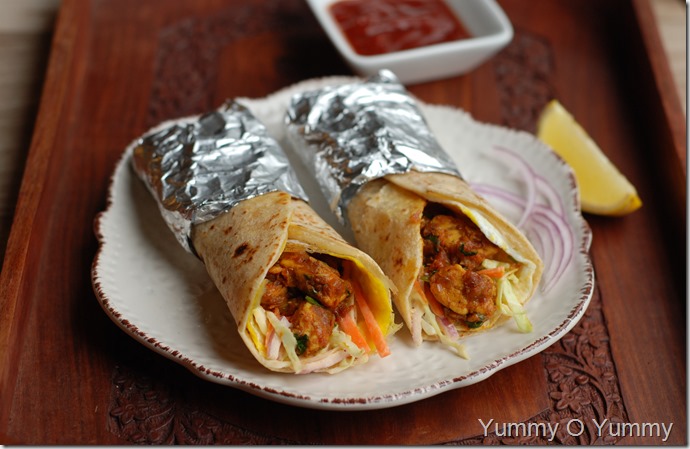 Chicken, Egg and Vegetable Roll