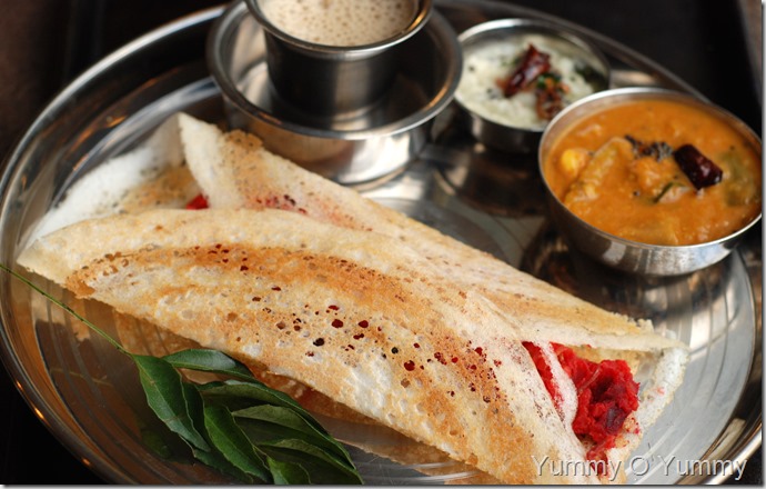 Masala Dosa - Indian Coffee House Style