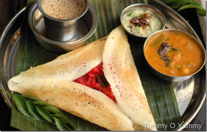 Masala Dosa - Indian Coffee House Style