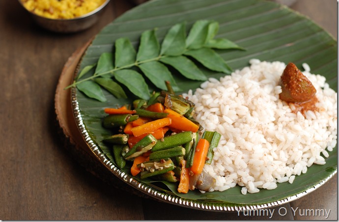 Vendakka Carrot Mezhukkupuratti