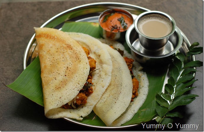 Chicken Masala Dosa