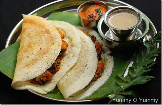 Chicken Masala Dosa