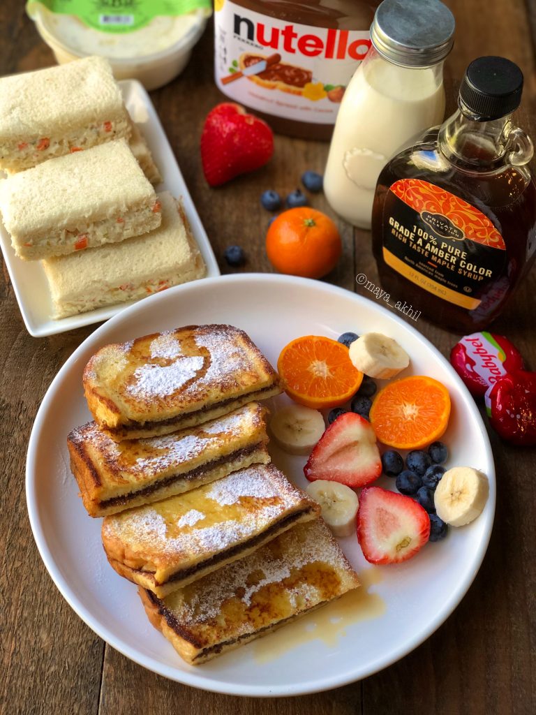 Nutella Stuffed French Toast